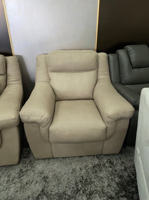 3+1 Aniline Italian Leather Sofa Set
