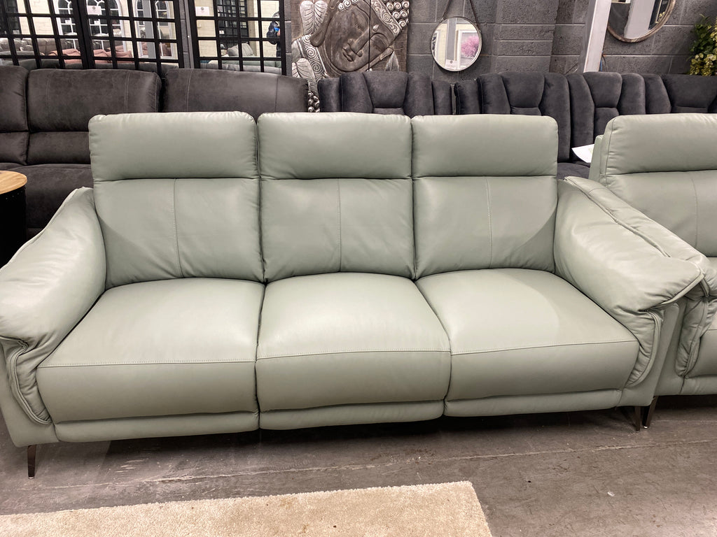 3+2 Italian Leather - Electric Recliner Sofa Set