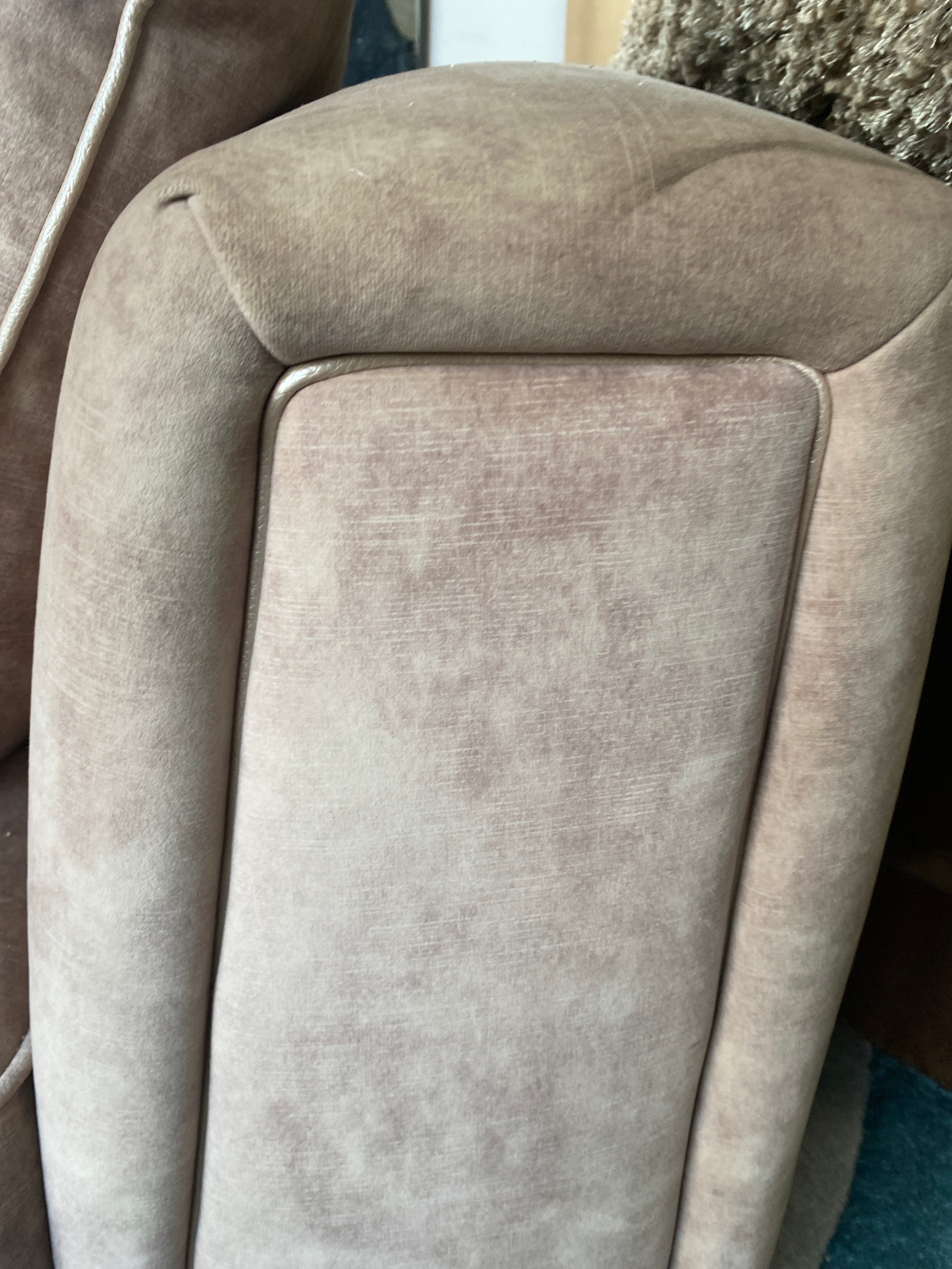 Beige Fabric 2.5 Seater Sofa