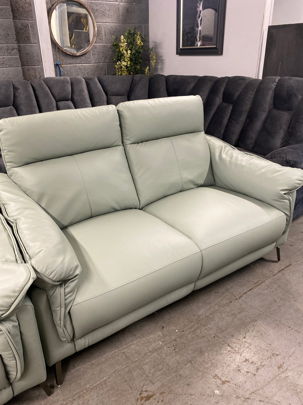 3+2 Italian Leather - Electric Recliner Sofa Set