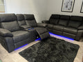3+2 Music Sofa Set - Electric Recliner (With Lights + Speakers + Charging Ports etc.)