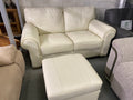 2 Seater + Footstool Sofa Set