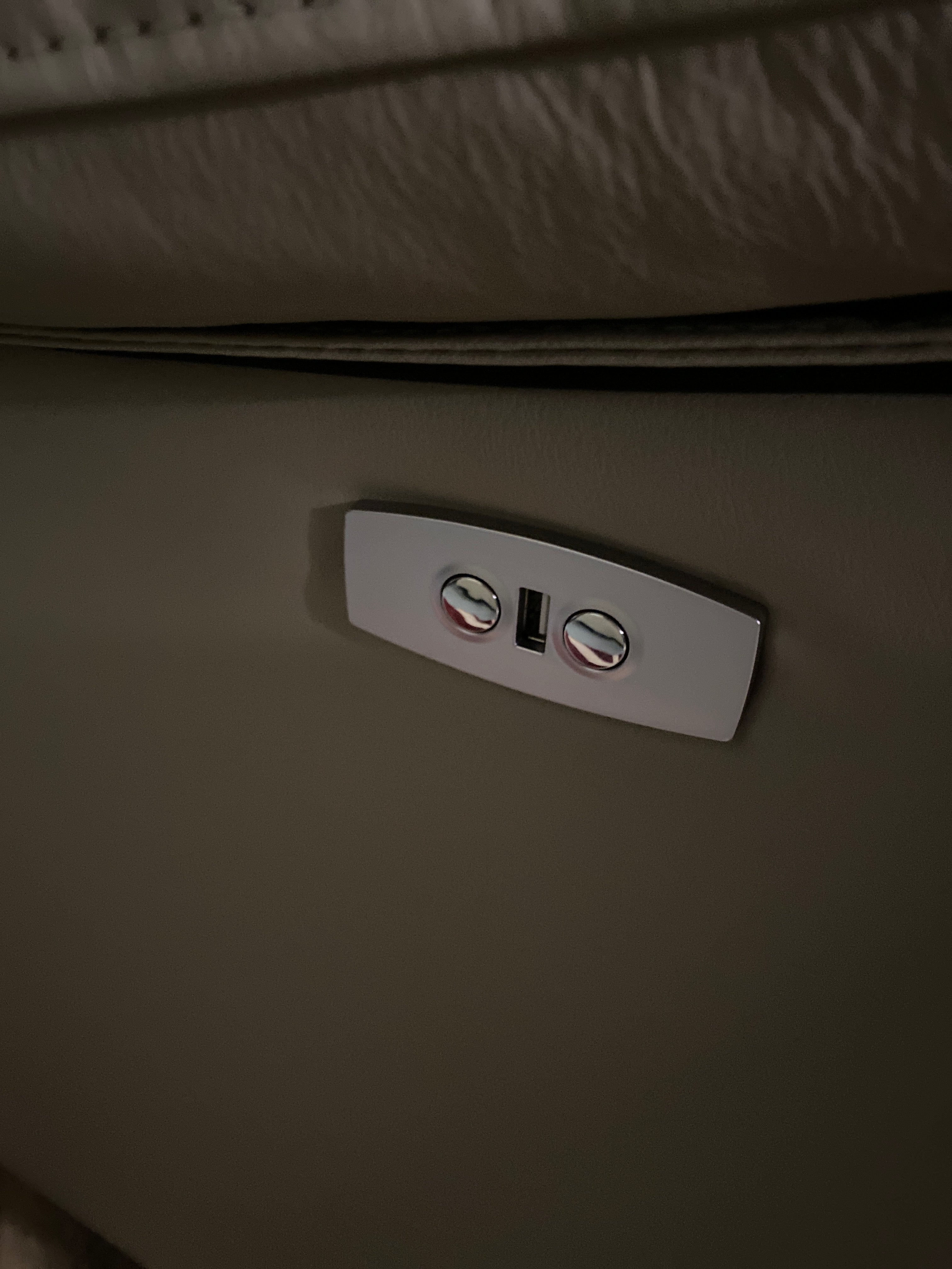 3+2 Cream Leather - Electric Recliner Sofa Set