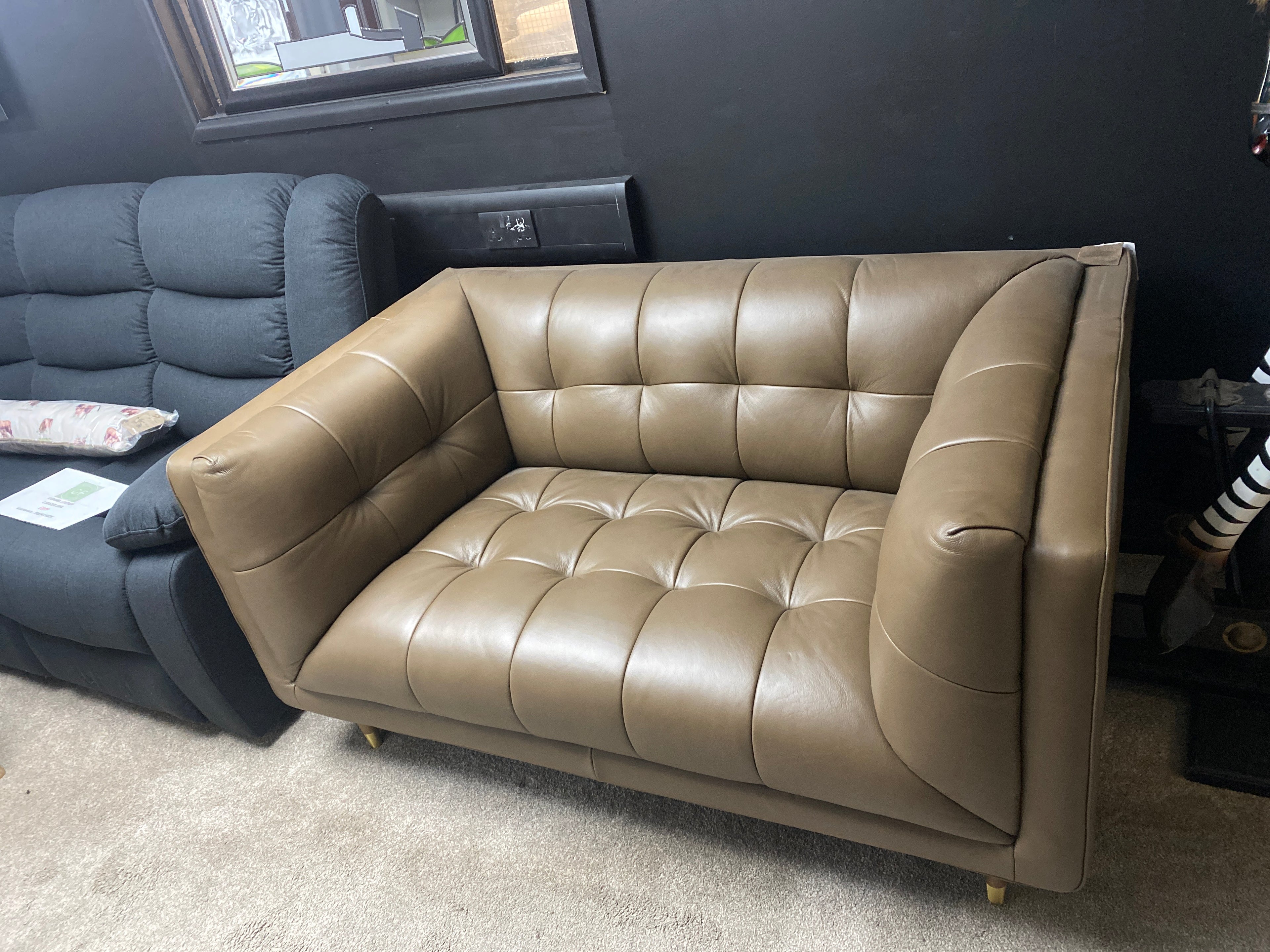 Leather 2 Seater - Caramel