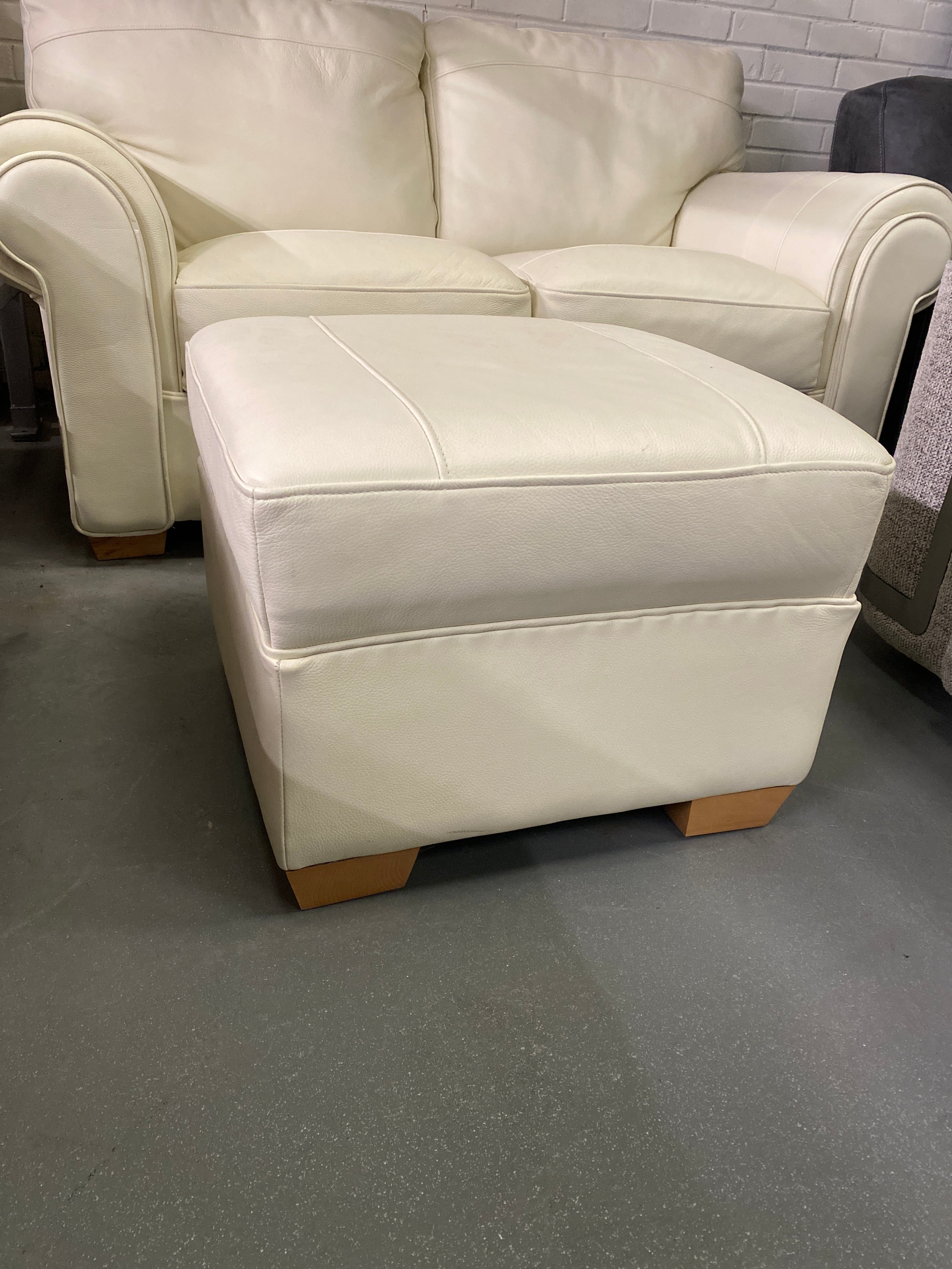 2 Seater + Footstool Sofa Set