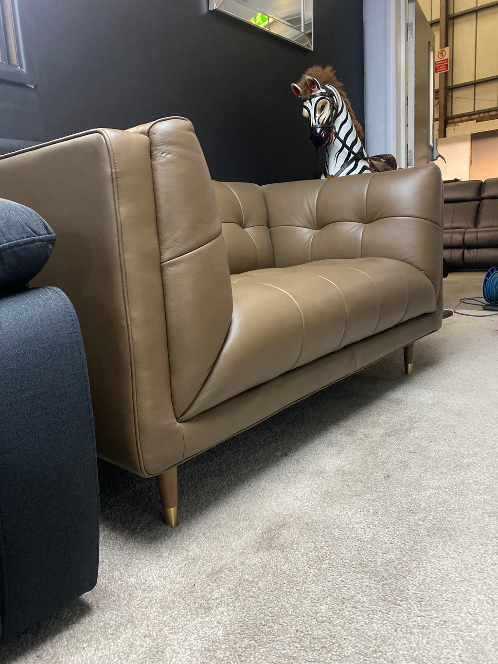 Leather 2 Seater - Caramel