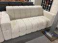 3+2 Cream Boucle Material Sofa Set