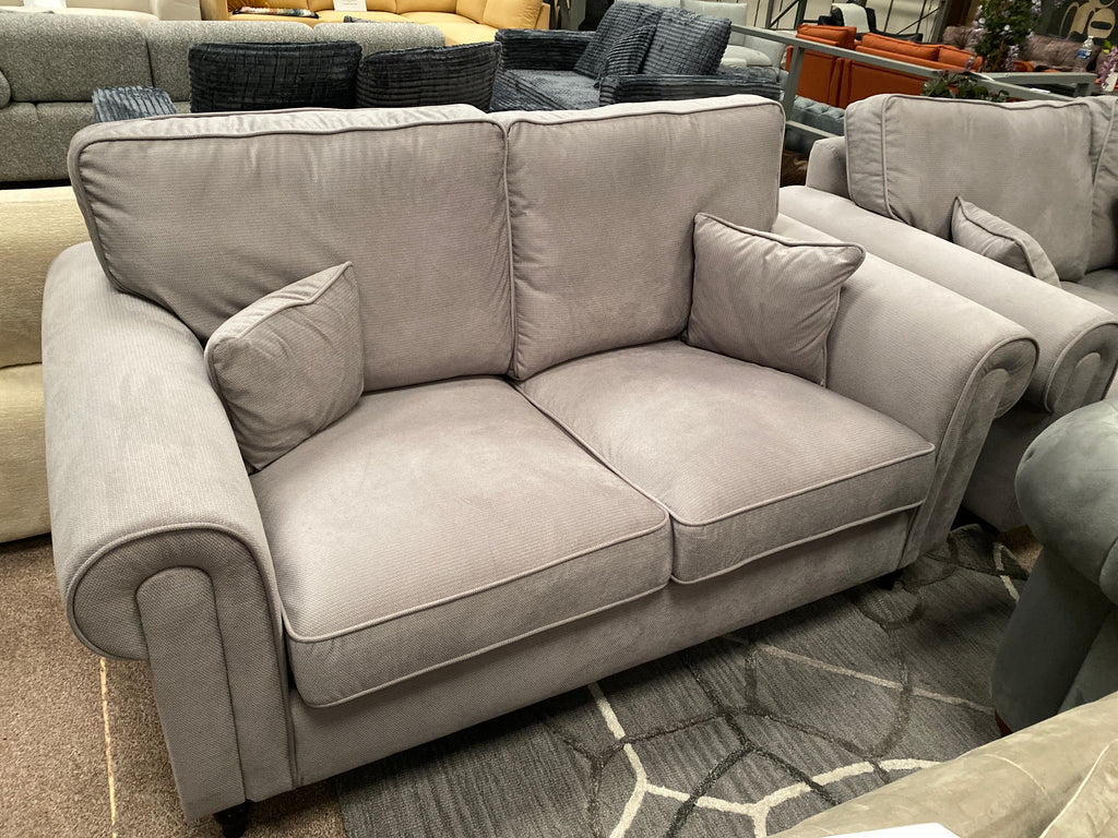 3+2 Grey Fabric Sofa Set