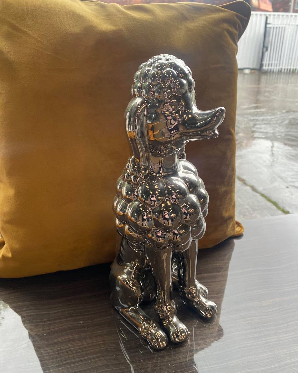 Chrome Ornament - Dog