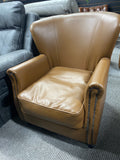 Tan Leather Armchair