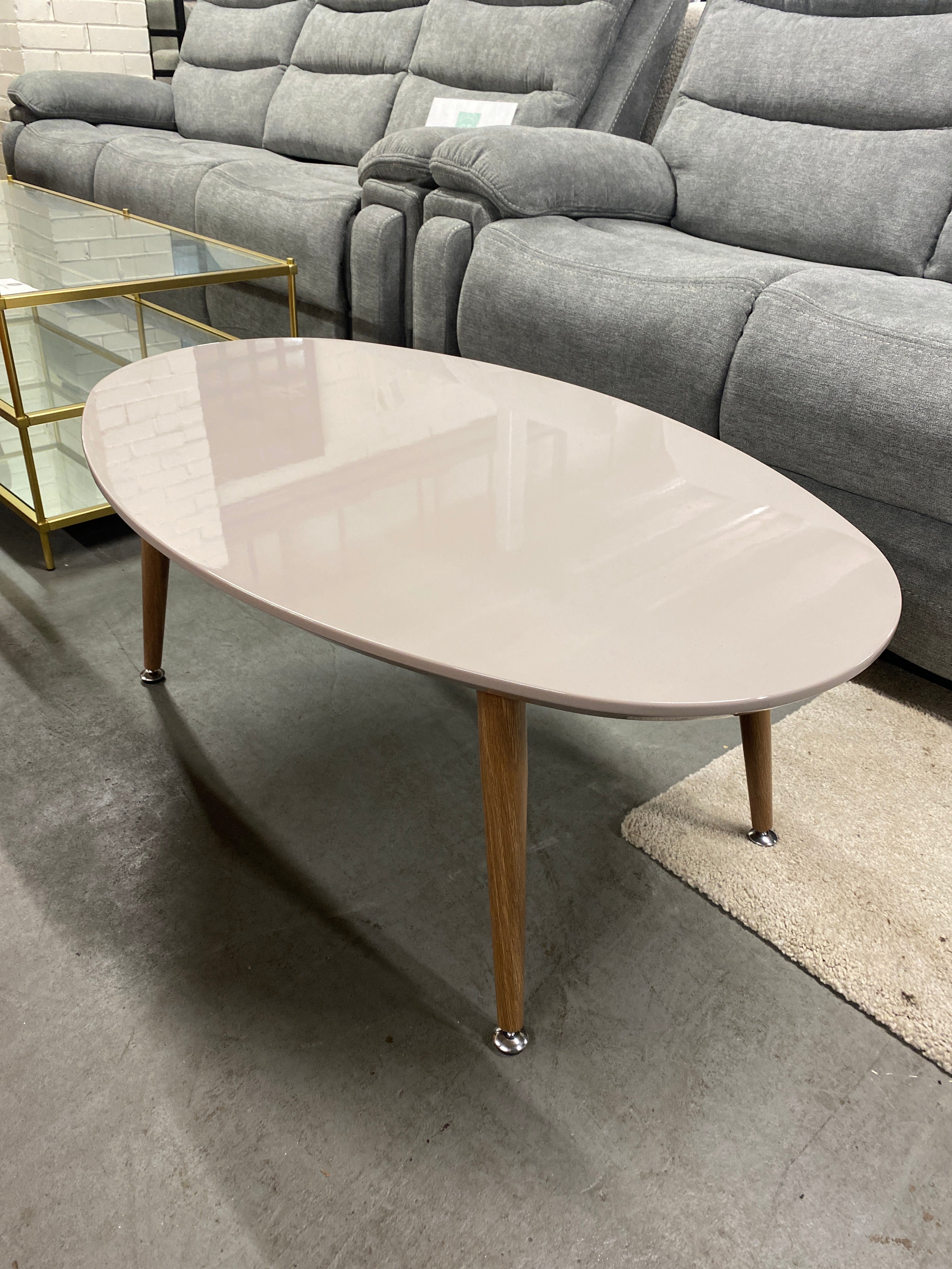Grey High Gloss Coffee Table