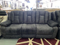 3+2 Grey Velvet - Electric Recliner Sofa Set