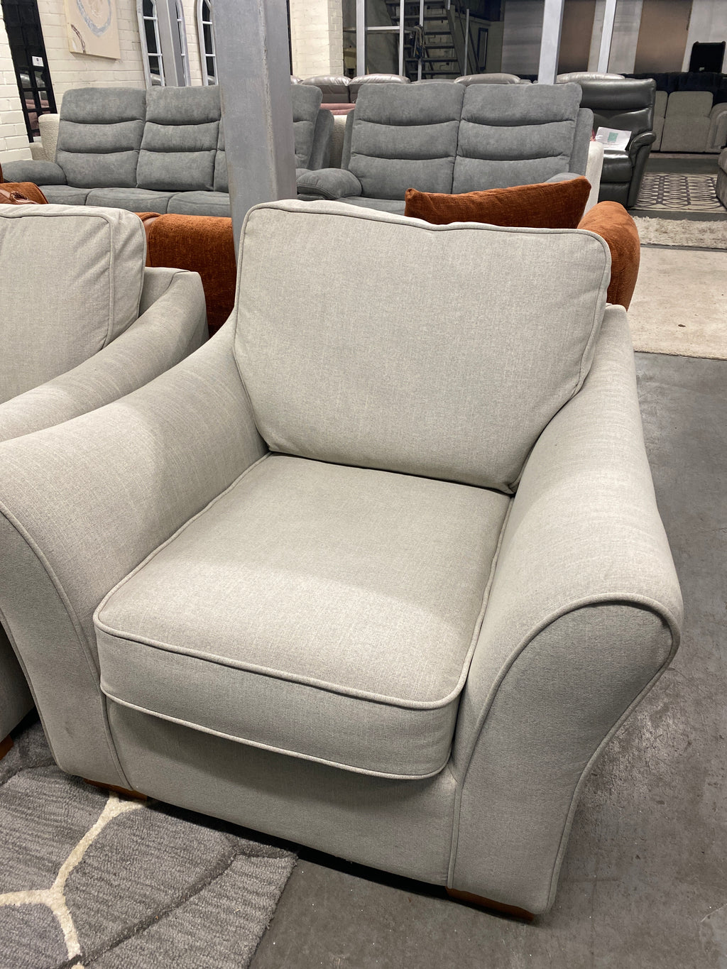 3 + 1 + Stool Fabric Sofa Set