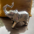 Chrome Ornament - Elephant