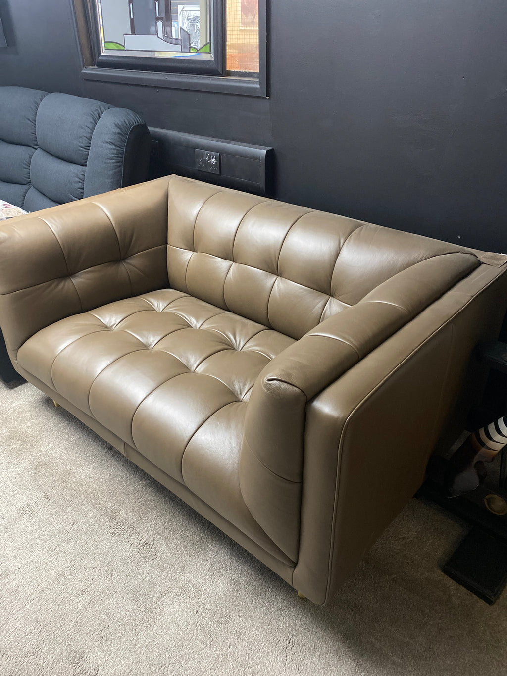 Leather 2 Seater - Caramel