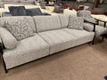 3+1 Grey Fabric Sofa Set - With Adjustable Backs