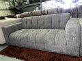 3+2 Grey Fabric Sofa set