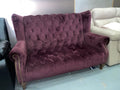 Purple Velvet Chesterfield 2 Seater Sofa